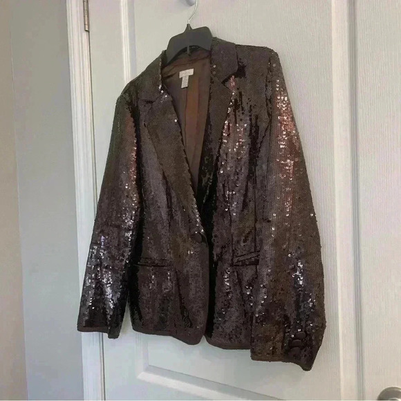 Sequins Blazer By Chico’s - Picture 3 of 11